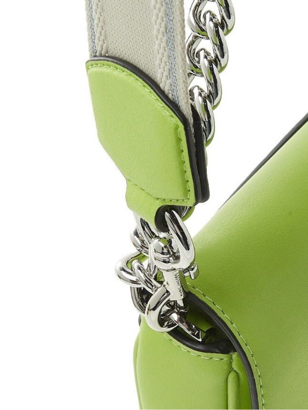 Marc Jacobs ‘The J Marc’ Shoulder Crossbody Bag Green Glow Rare Sold Out Color - Picture 10 of 15